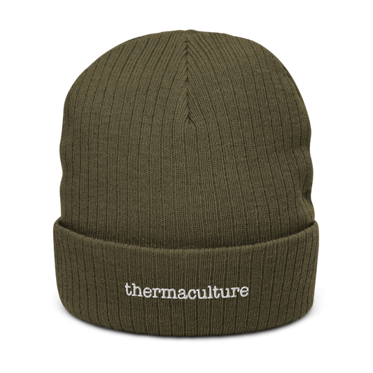 Ribbed Knit Thermaculture beanie