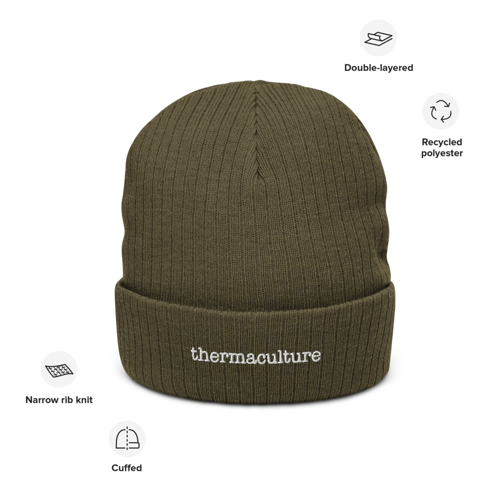 Ribbed Knit Thermaculture beanie